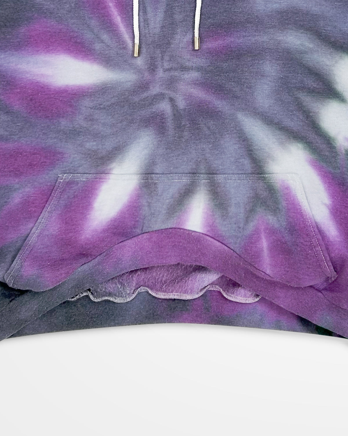 Collina Strada, AW20 Spiral Curved Hem Hoodie