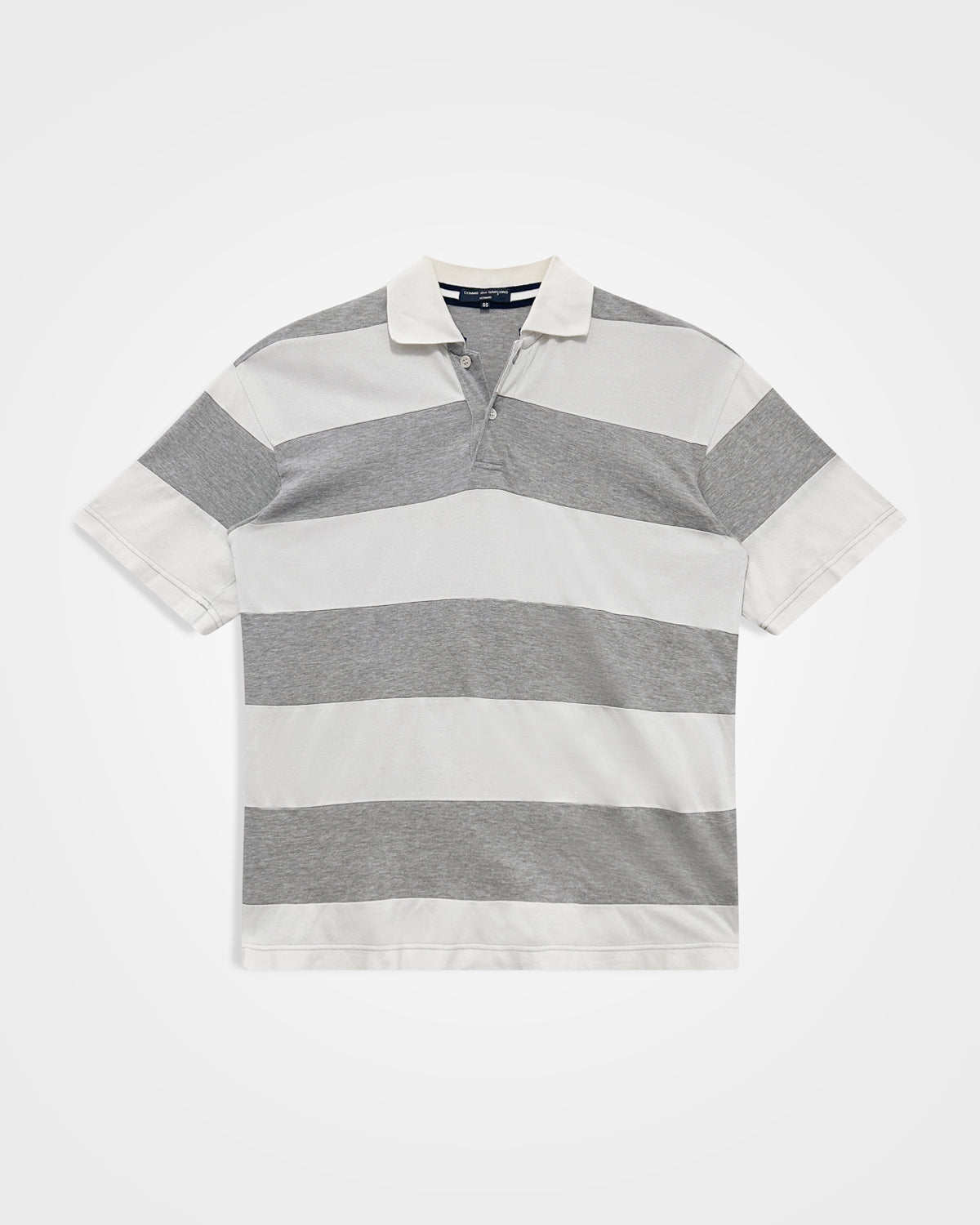 Comme Des Garcons Homme, SS08 Grey Striped Polo