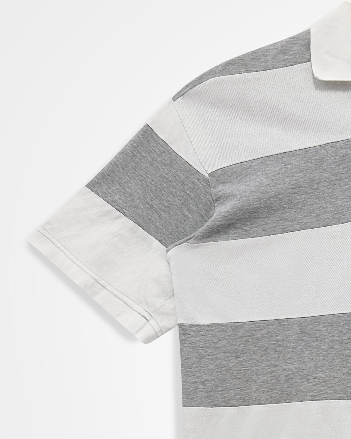 Comme Des Garcons Homme, SS08 Grey Striped Polo