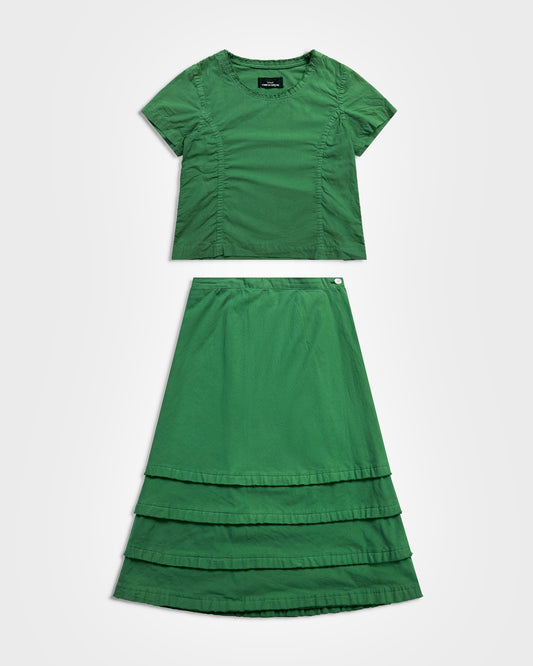 Comme Des Garcons Tricot, SS00 Raw Hem Ruffled Set