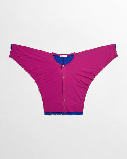 Comme Des Garcons, SS90 Nylon Layered Cardigan