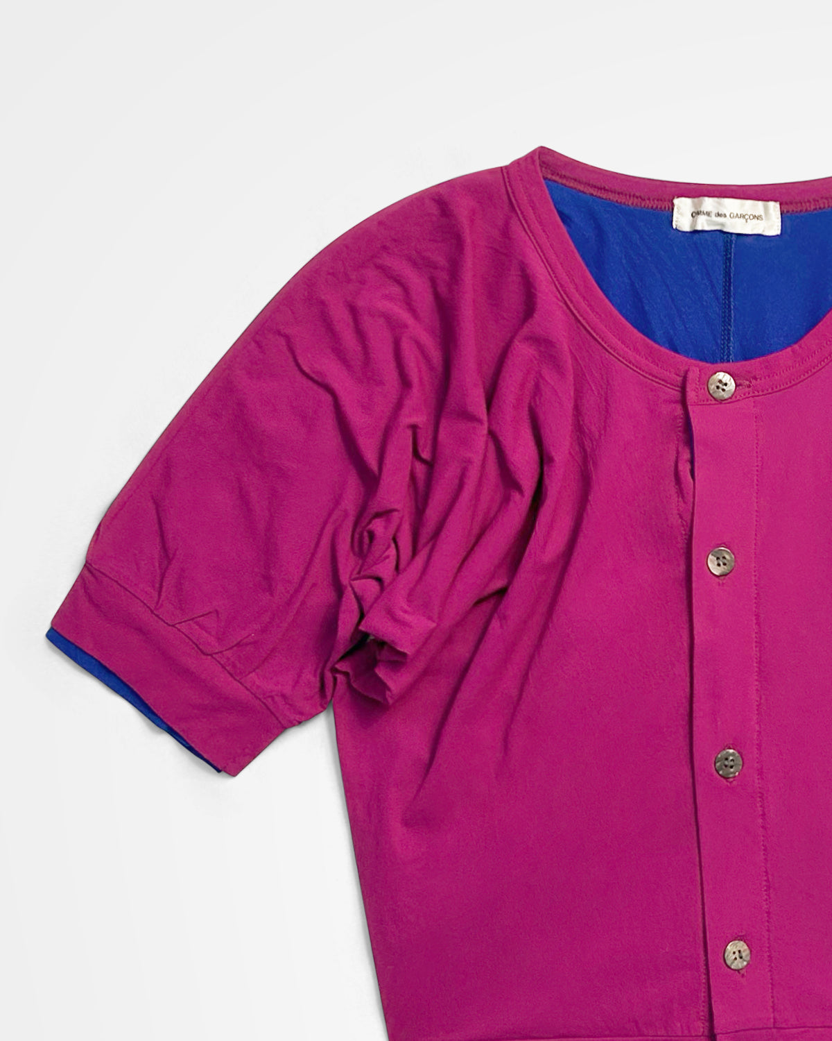 Comme Des Garcons, SS90 Nylon Layered Cardigan