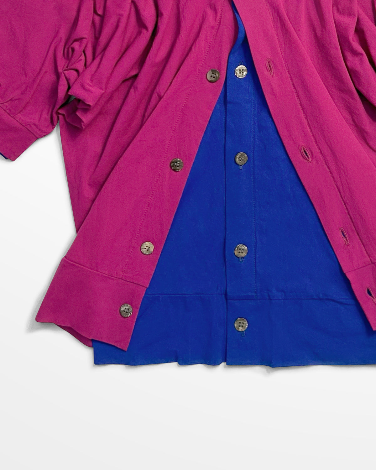 Comme Des Garcons, SS90 Nylon Layered Cardigan