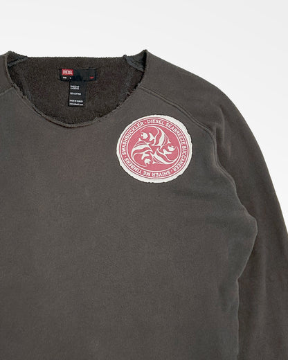Diesel, 2000's French Terry Cropped Crewneck