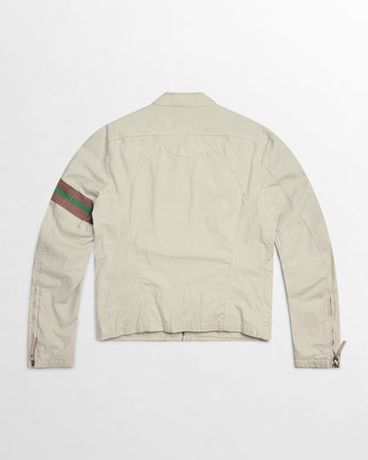 Diesel, Racing Stripe Quad Zip Moto Jacket