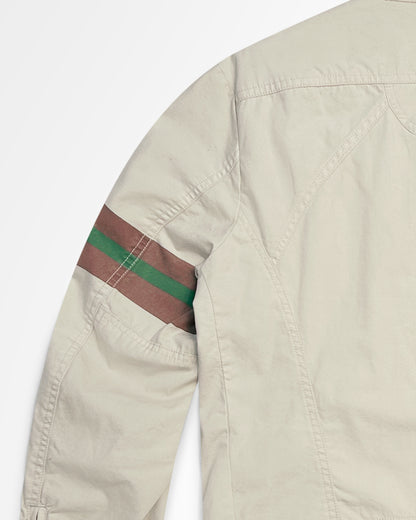 Diesel, Racing Stripe Quad Zip Moto Jacket