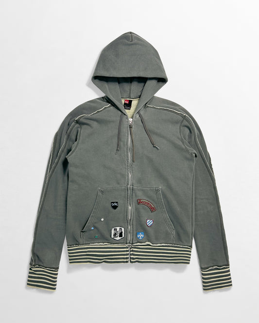 Diesel, Raw Seam Souvenir Patch Hoodie