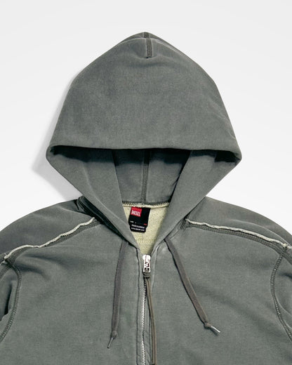 Diesel, Raw Seam Souvenir Patch Hoodie