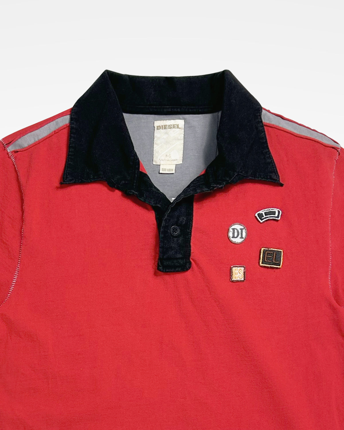 Diesel, Raw Seam Souvenir Patch Polo