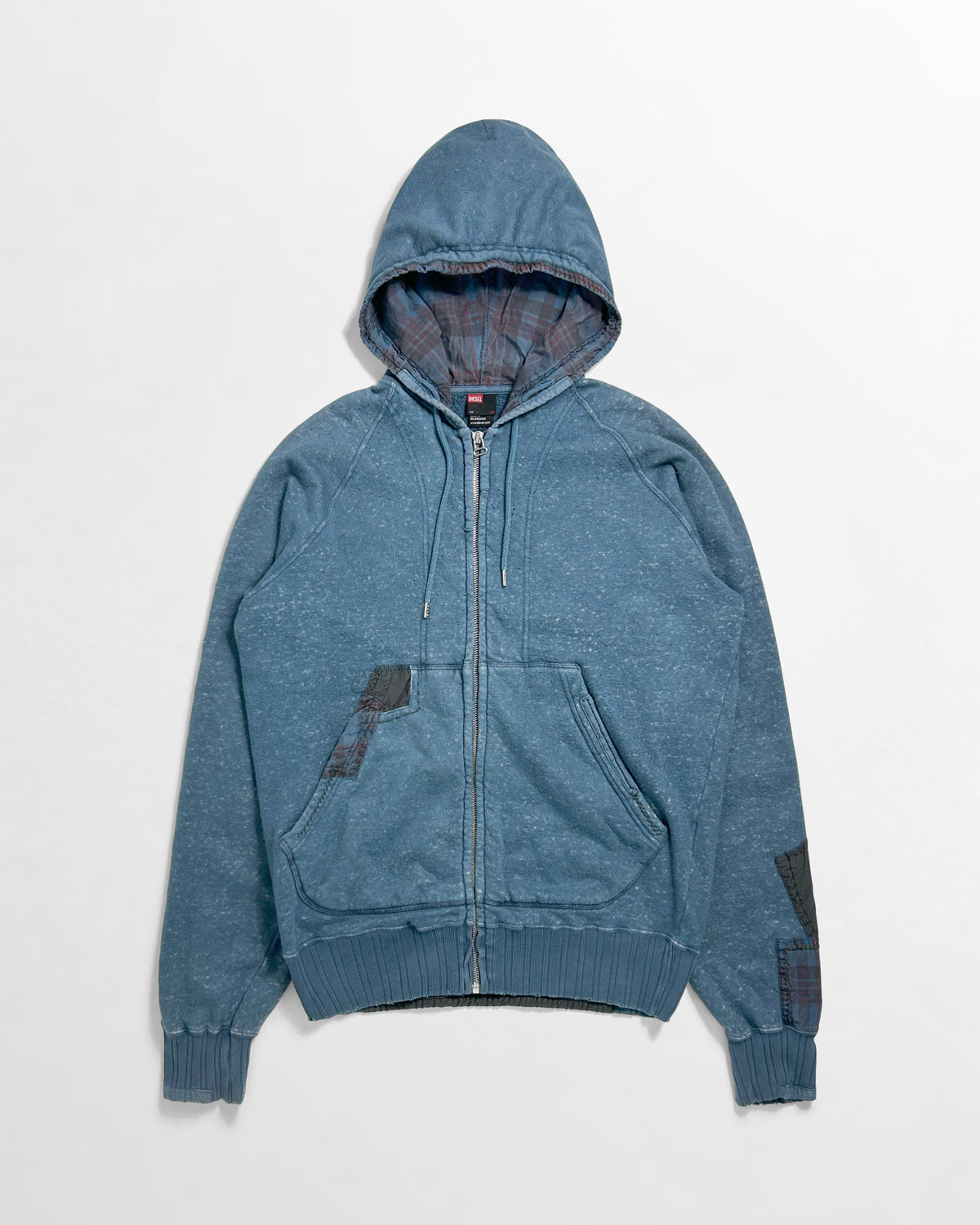 Diesel, Reconstructed Patchwork Hoodie