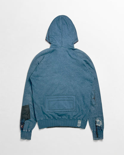 Diesel, Reconstructed Patchwork Hoodie
