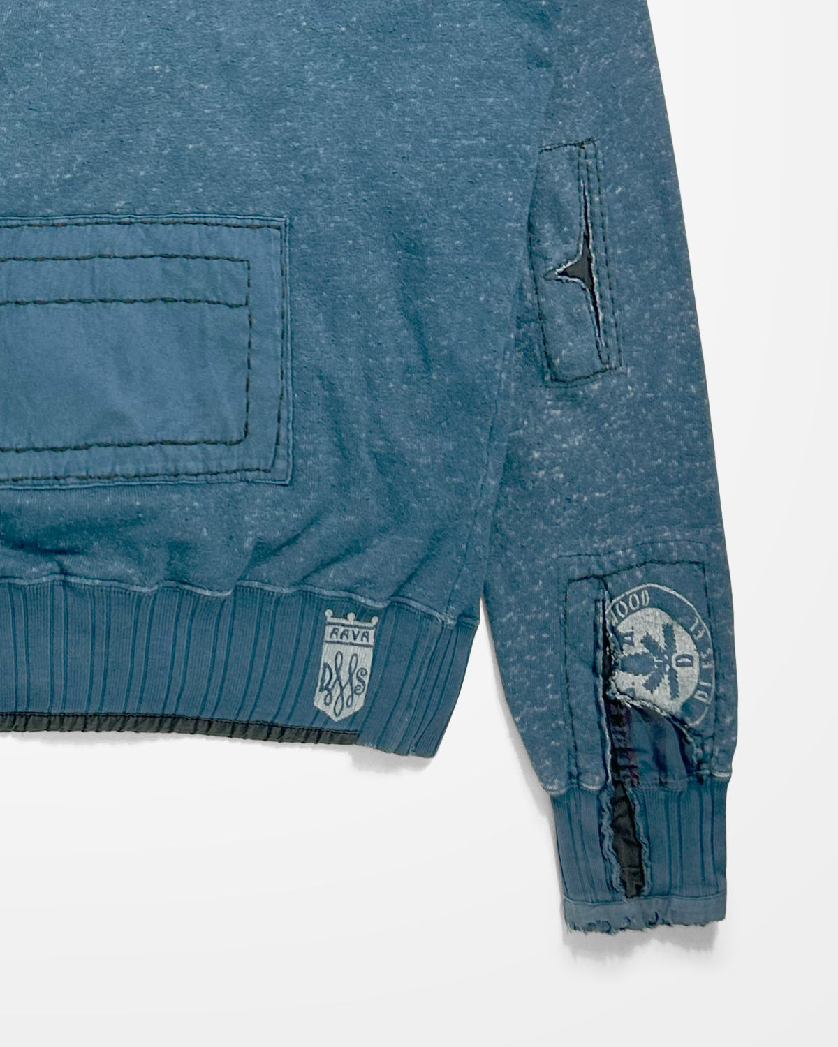 Diesel, Reconstructed Patchwork Hoodie