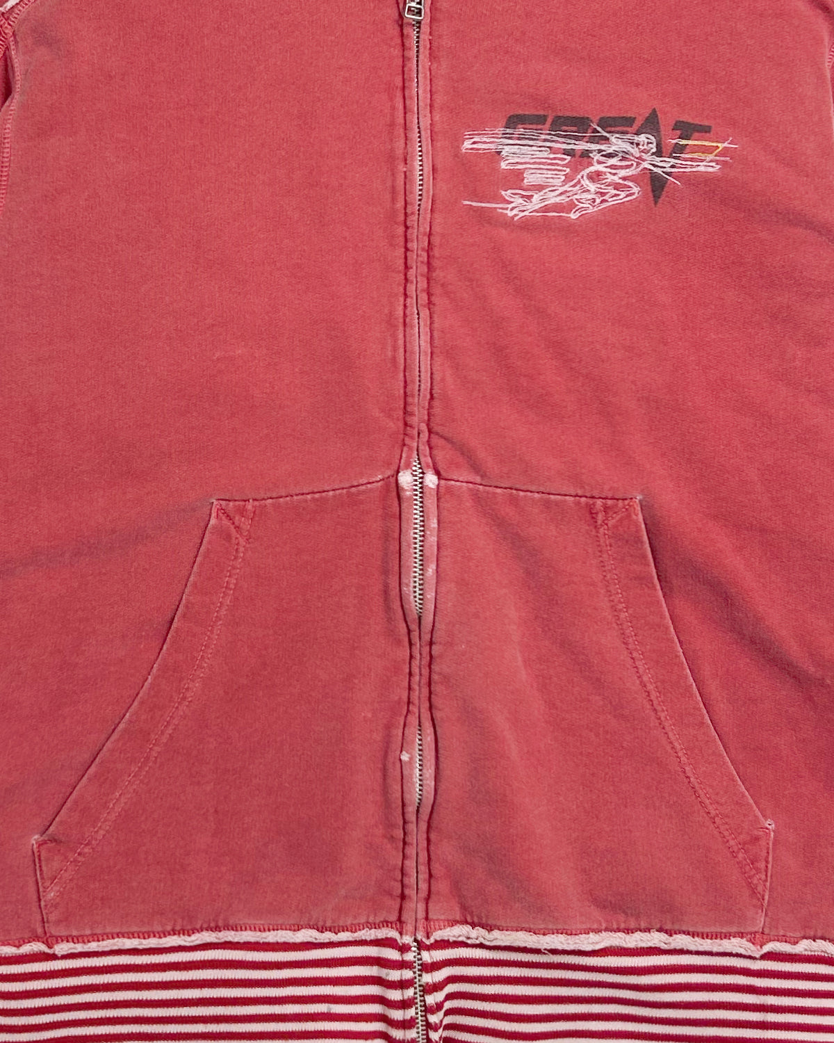 Diesel, SS02 Raw Seam Ribbed Hoodie