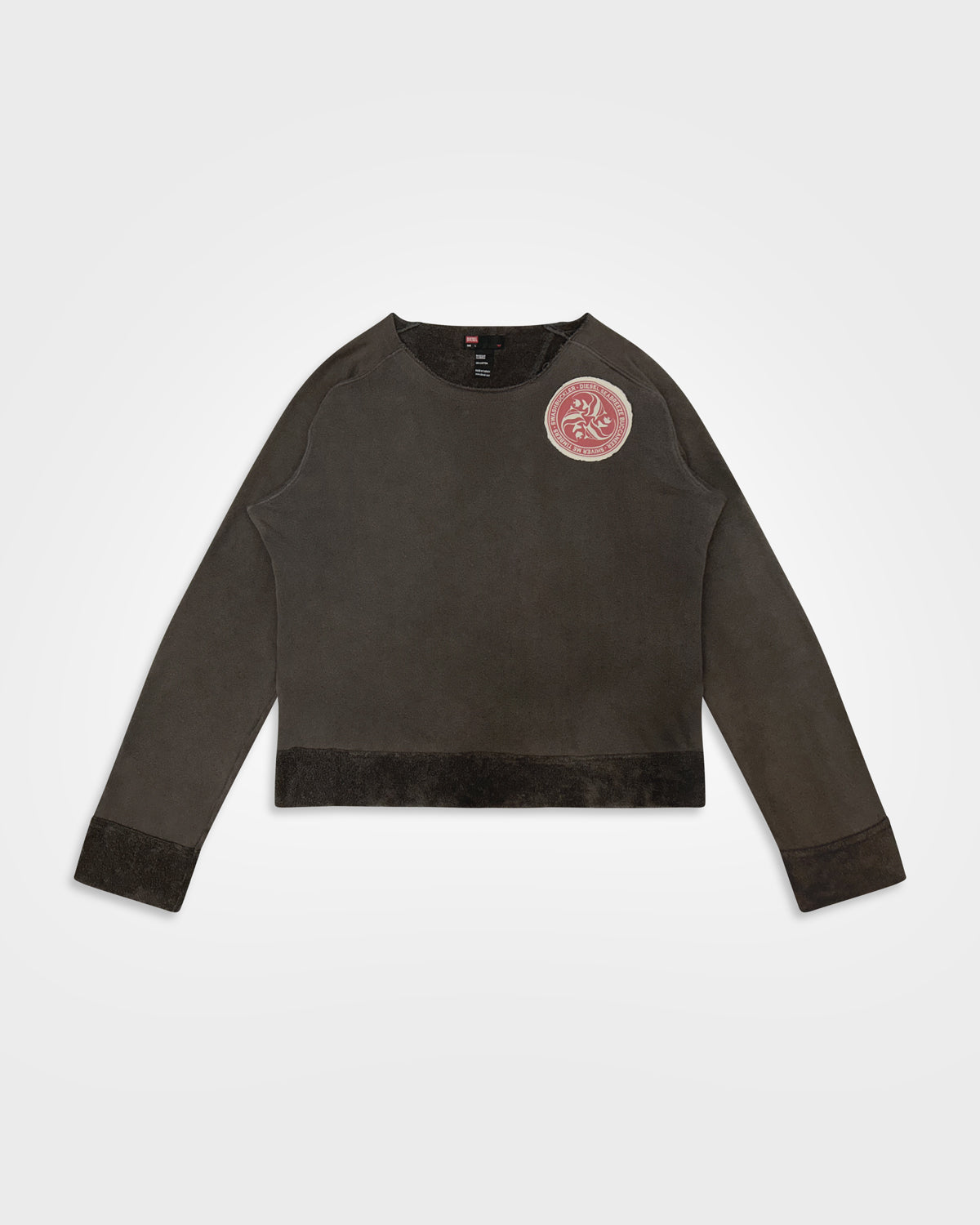 Diesel, 2000's French Terry Cropped Crewneck