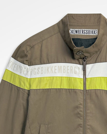 Dirk Bikkembergs, Colour-Blocked Leather Patch Jacket