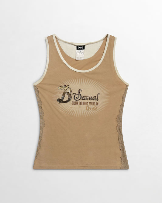Dolce & Gabbana, 'Be Sexual' Lace Tank