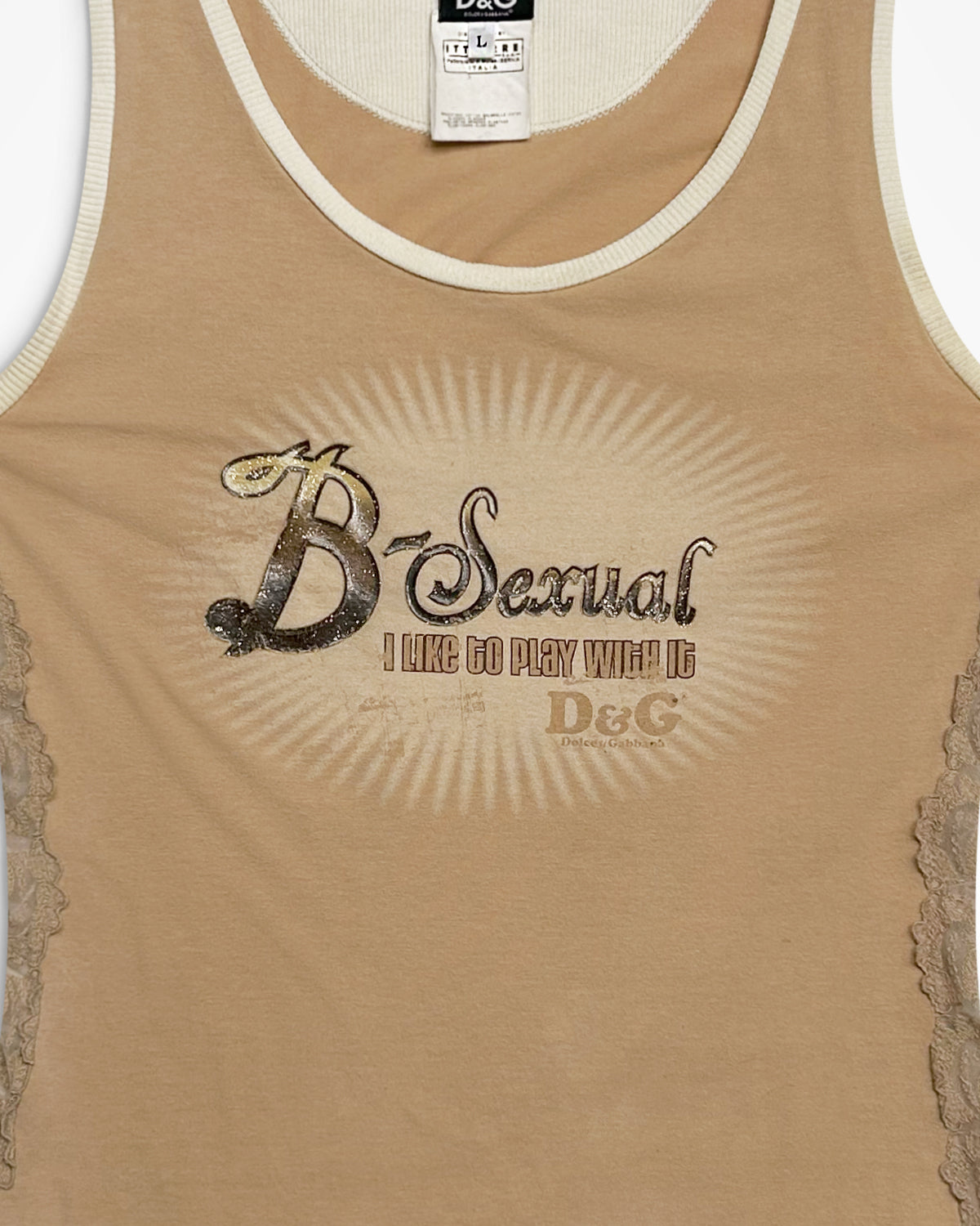 Dolce & Gabbana, 'Be Sexual' Lace Tank