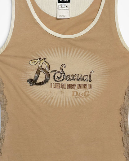 Dolce & Gabbana, 'Be Sexual' Lace Tank
