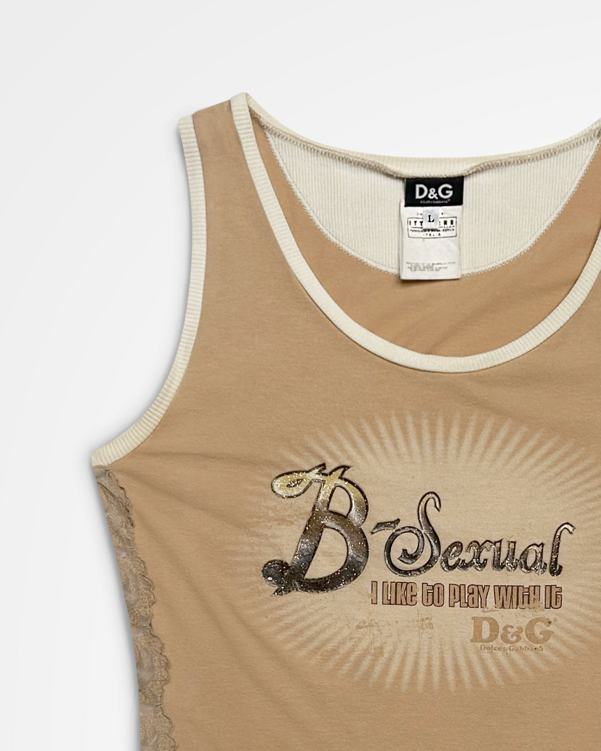 Dolce & Gabbana, 'Be Sexual' Lace Tank