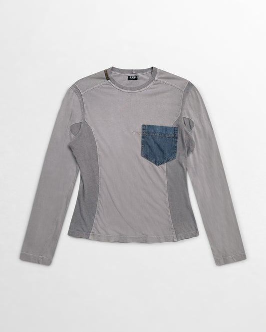 Dolce & Gabbana, Panelled Denim Pocket Long-sleeve