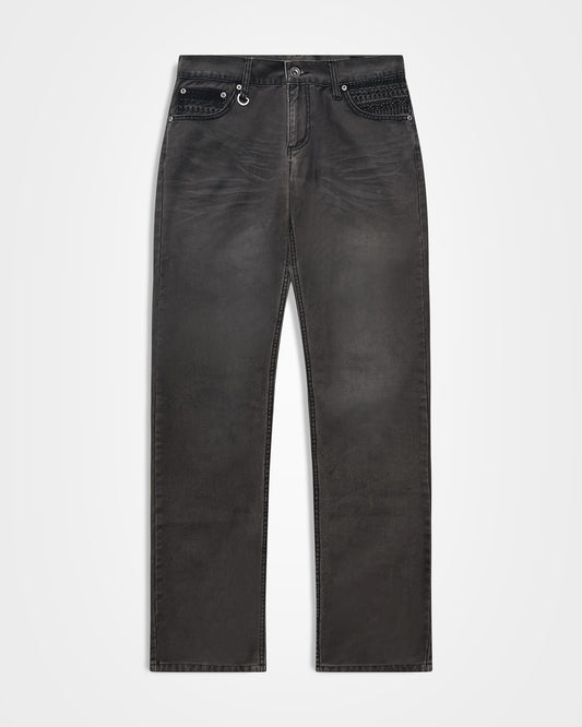 Semantic Design, Chemical Lace Mud-Wash Jeans