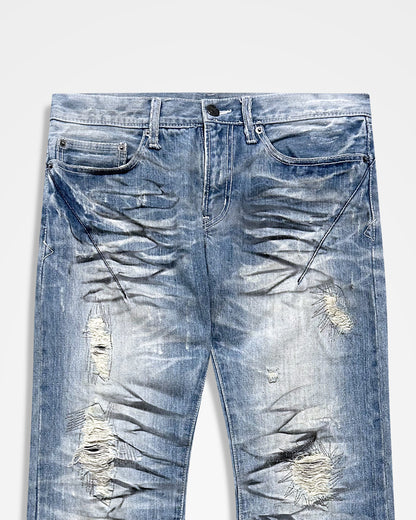 Semantic Design, Printed Distressed Jeans