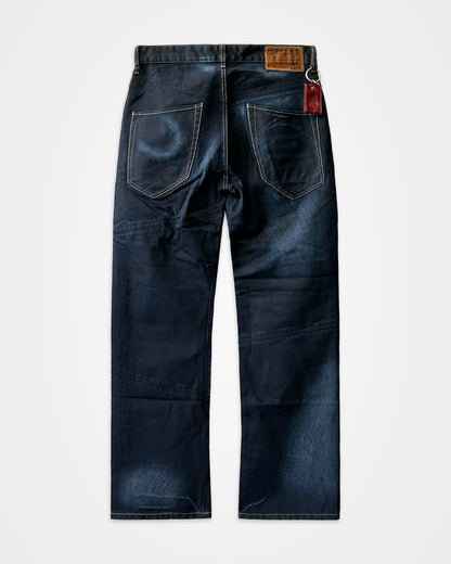 Etienne Ozeki, AW05 Paneled Rope Dye Jeans