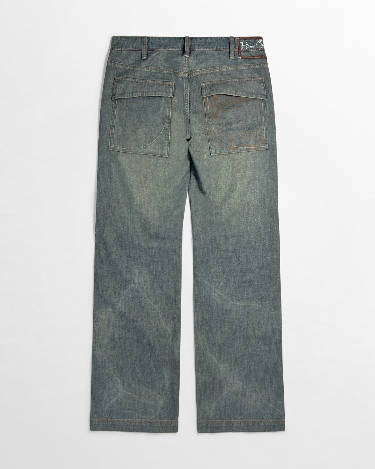 Etienne Ozeki, Grass Stained Distressed Jeans