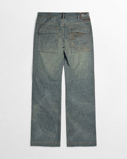 Etienne Ozeki, Grass Stained Distressed Jeans