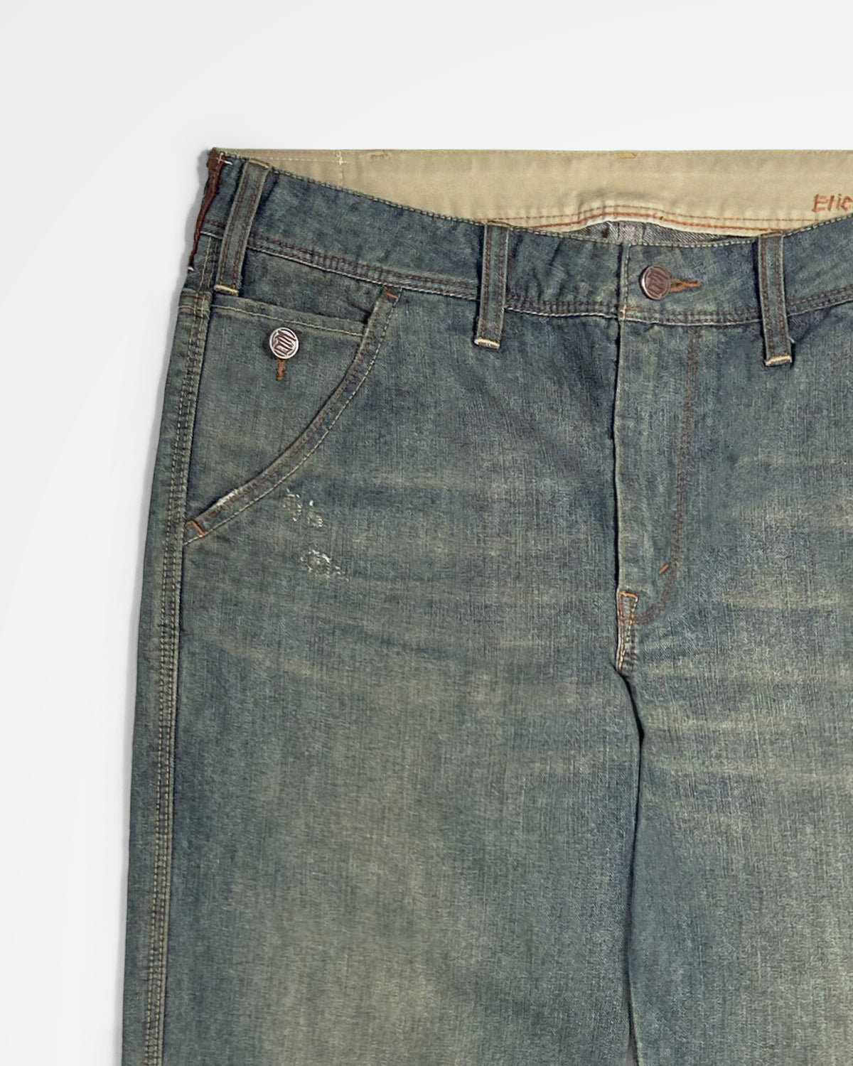 Etienne Ozeki, Grass Stained Distressed Jeans