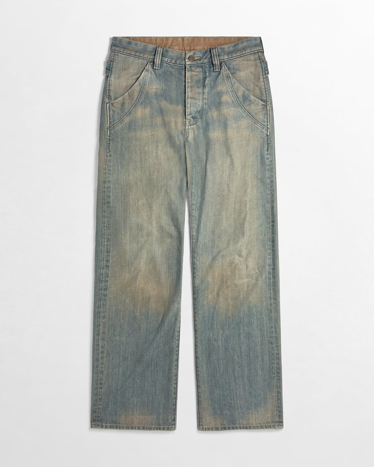 Etienne Ozeki, Rust Wash Buckle Jeans