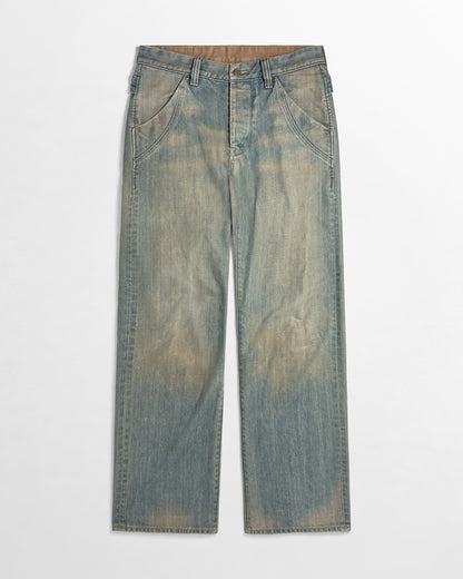 Etienne Ozeki, Rust Wash Buckle Jeans