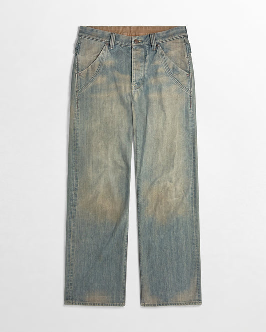 Etienne Ozeki, Rust Wash Buckle Jeans