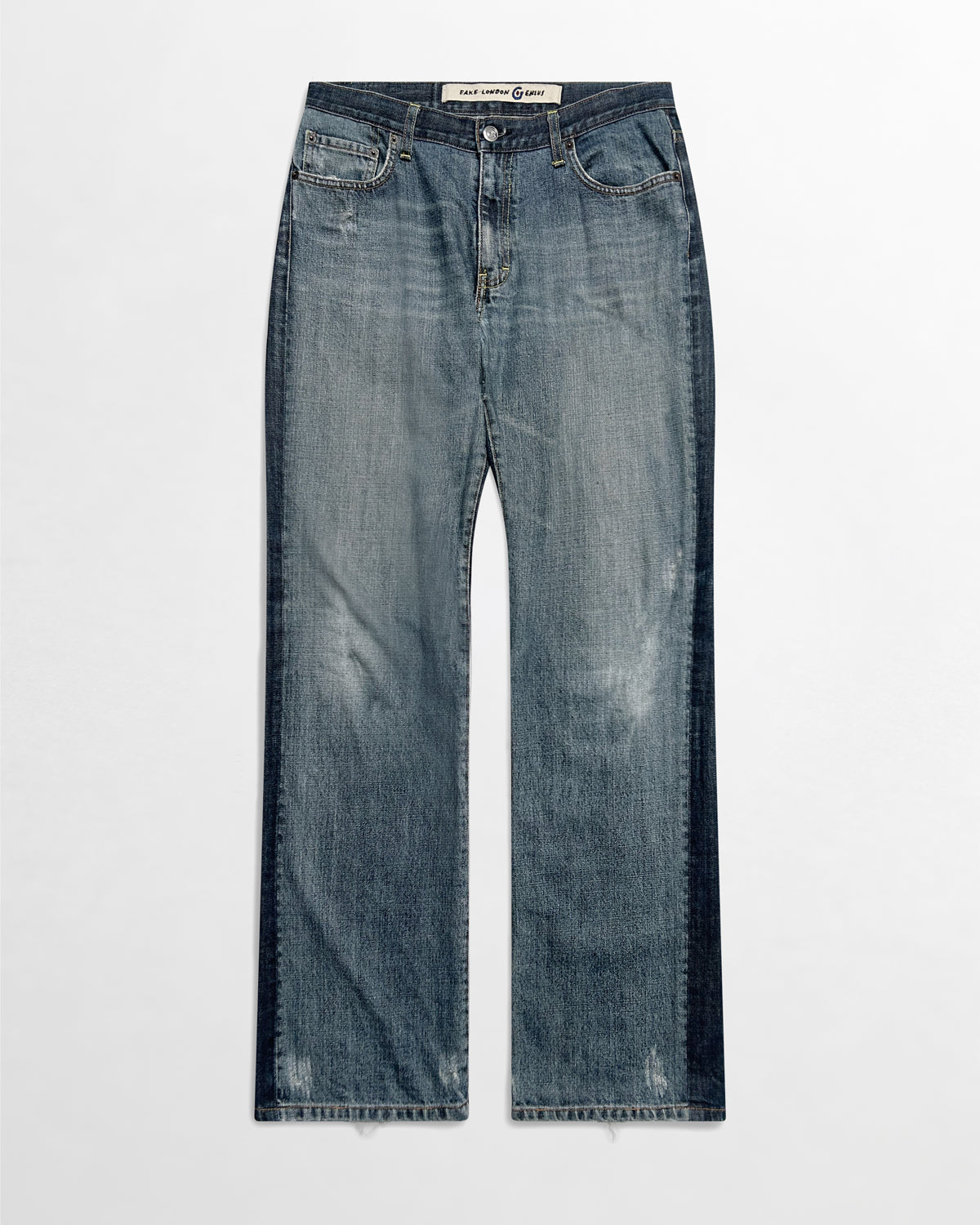 Fake London Genius, Two-tone Dog Jeans