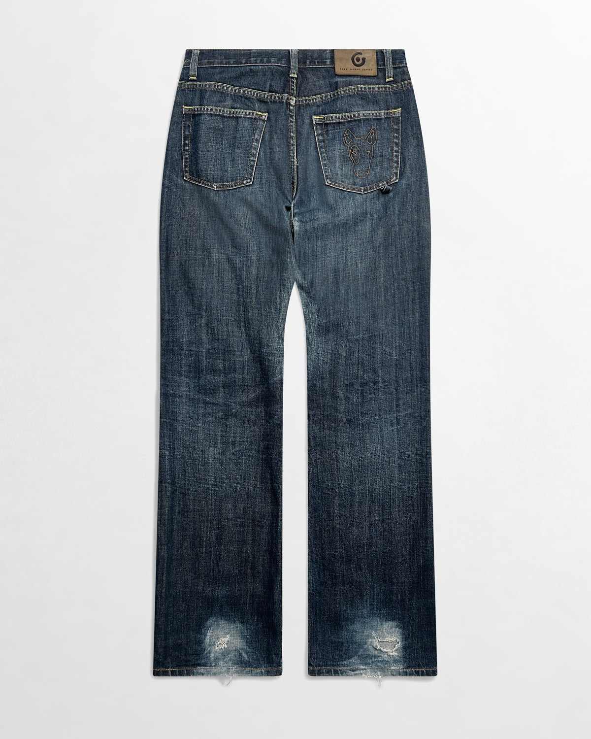 Fake London Genius, Two-tone Dog Jeans