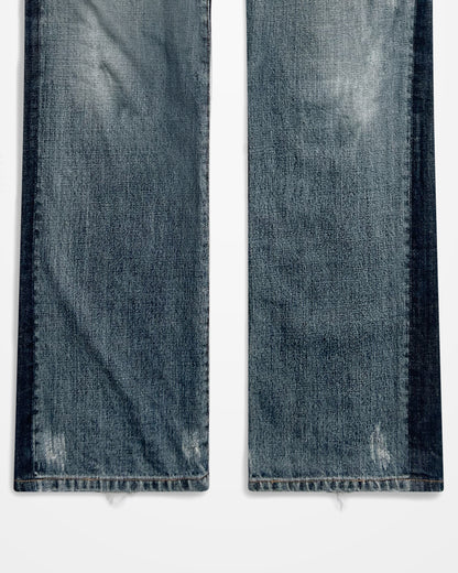 Fake London Genius, Two-tone Dog Jeans