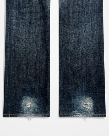 Fake London Genius, Two-tone Dog Jeans