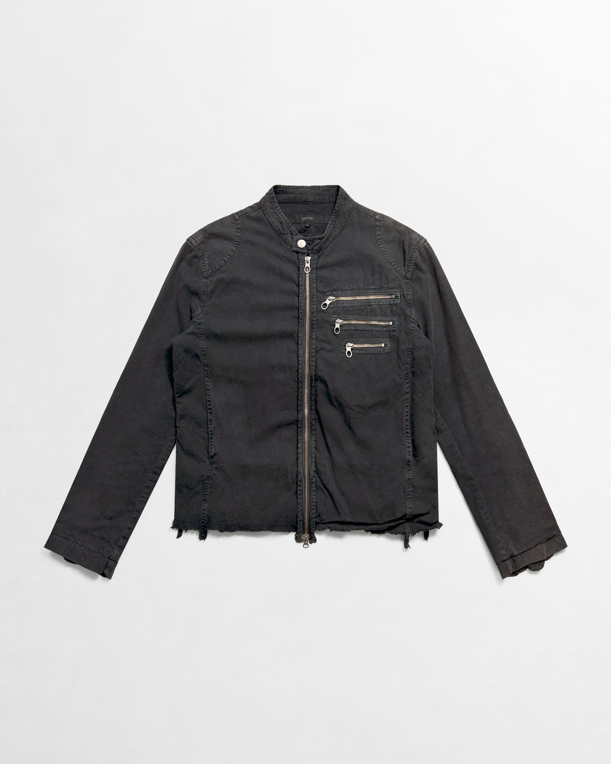 Griffin, Triple Zip Distressed Moto Jacket