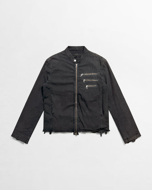 Griffin, Triple Zip Distressed Moto Jacket
