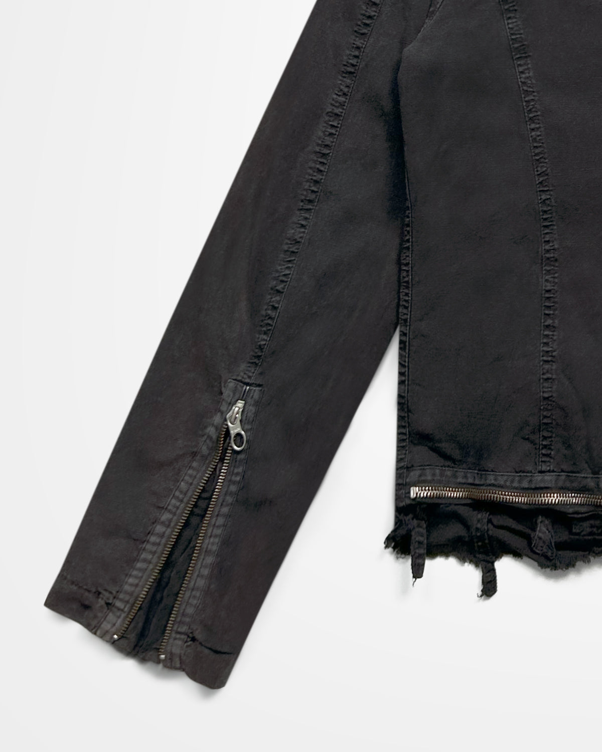 Griffin, Triple Zip Distressed Moto Jacket
