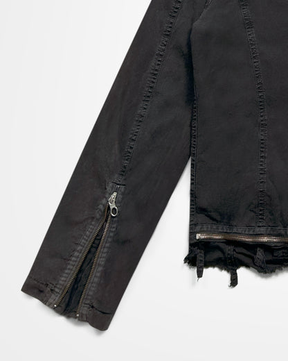 Griffin, Triple Zip Distressed Moto Jacket