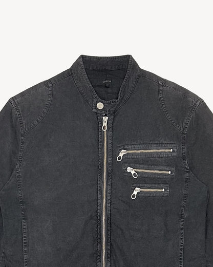 Griffin, Triple Zip Distressed Moto Jacket