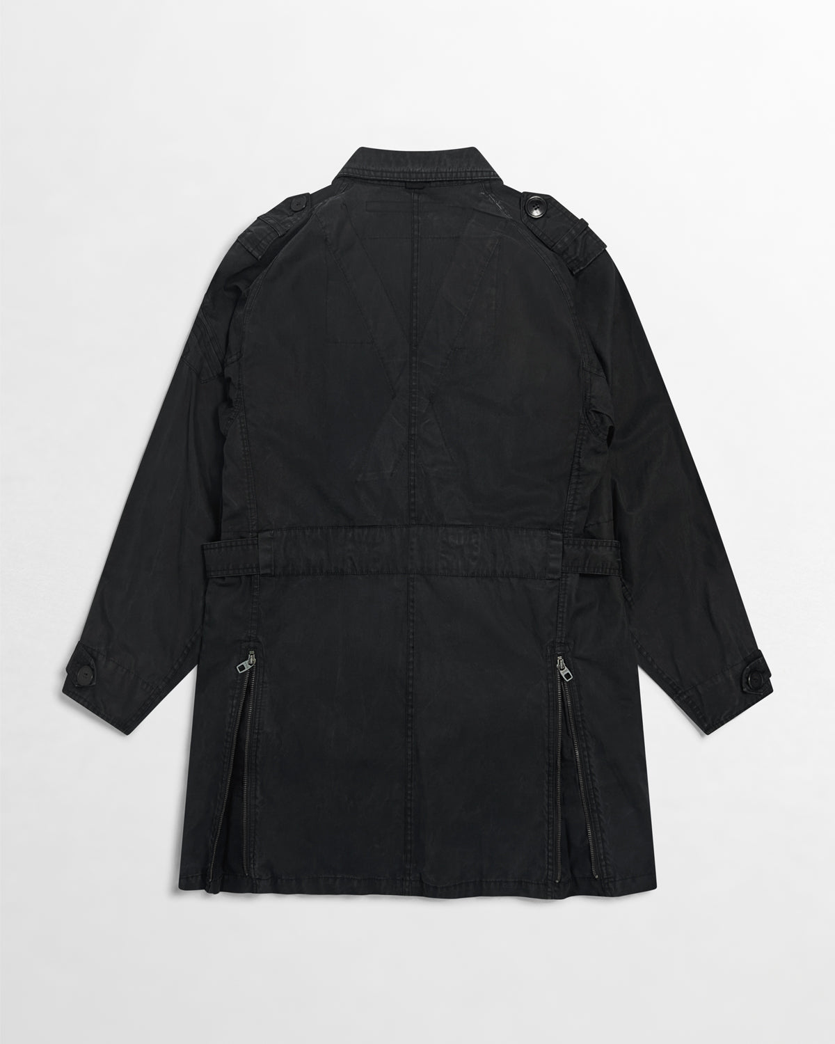 Griffin, Washed Mid-Length Field Jacket