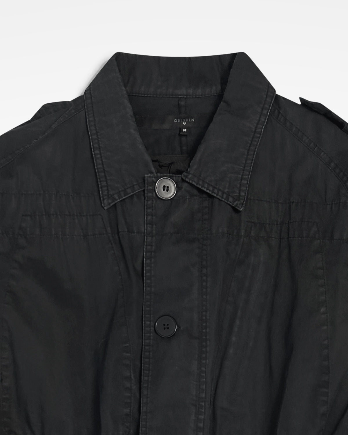 Griffin, Washed Mid-Length Field Jacket