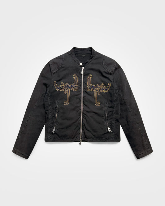 Griffin, Wasp Moto Jacket Washed Black
