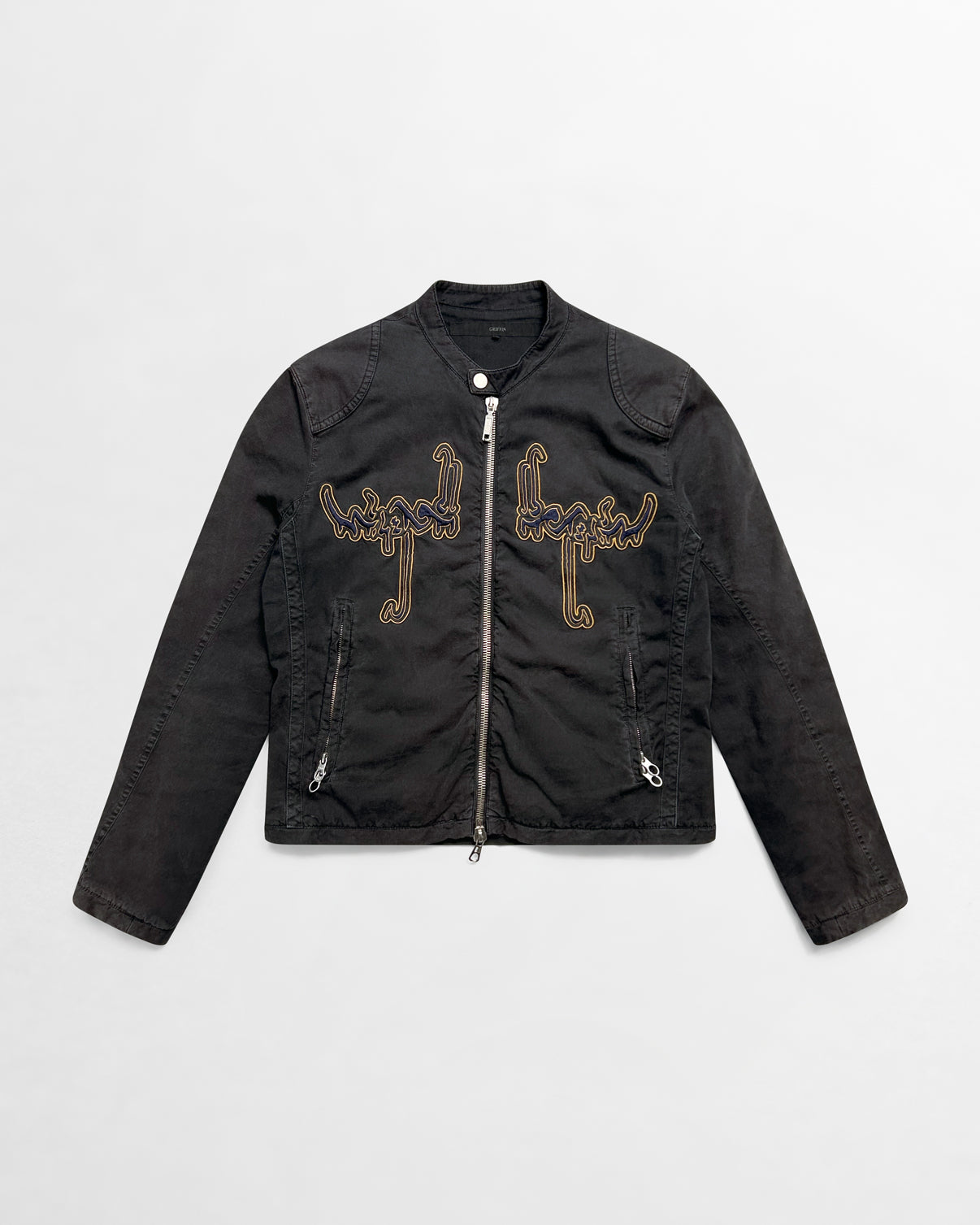 Griffin, Wasp Moto Jacket Washed Black