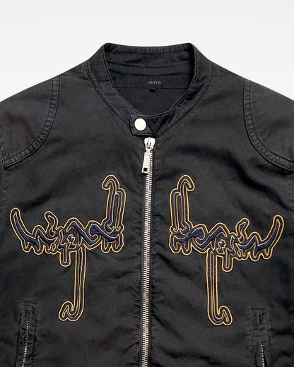 Griffin, Wasp Moto Jacket Washed Black
