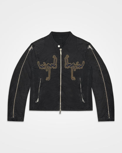 Griffin, Wasp Moto Jacket Washed Black