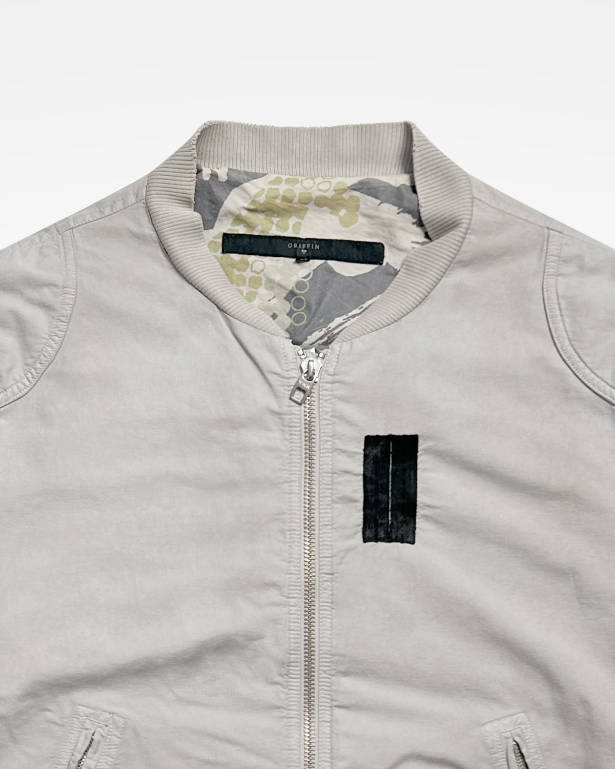 Griffin, Zipped Sleeve Moto Jacket