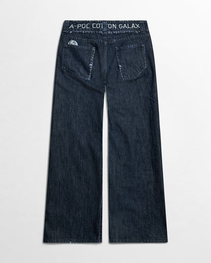 Issey Miyake, SS08 A-POC Abrasive Seam Boot Cut Jeans